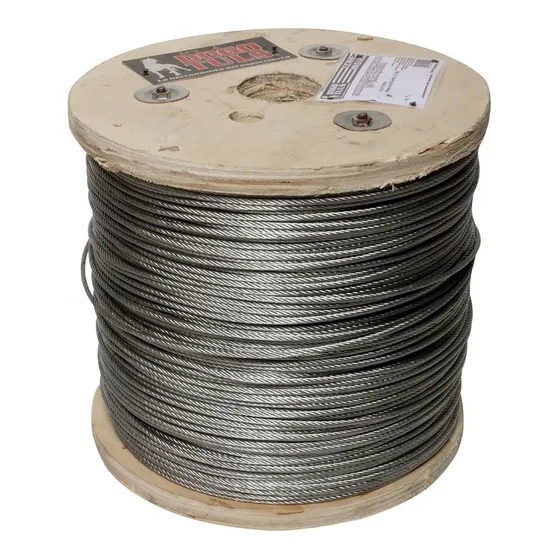 Cable Galv C/f Pvc 1/8-3/16  7x19 457mt