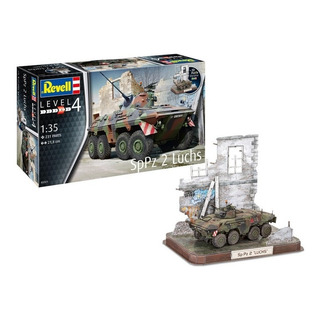 Revell Vehiculo Sppz 2 Luchs 1/35 + Diorama 3d Armar 3321 Revell Vehiculo Sppz 2 Luchs 1/35 + Diorama 3d Armar 3321