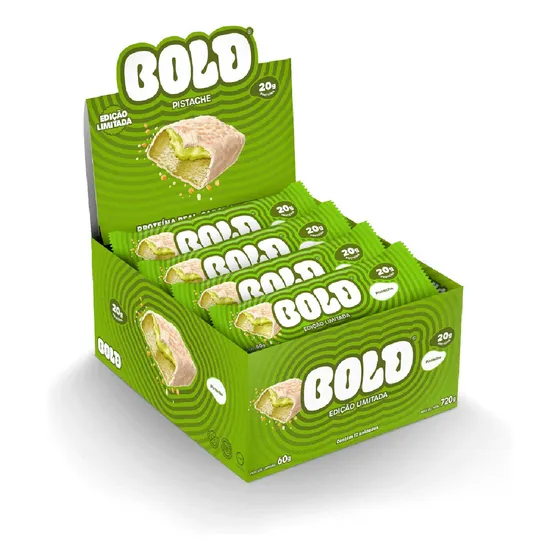 Bold Bar Barra De Proteina 60g C/12 / Pistache