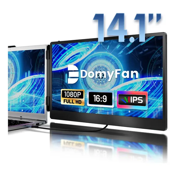 Extensor De Tela Para Laptop Domyfan Full Hd Ips De 14,1 Pol