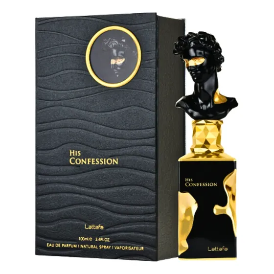 Perfume Original Lattafa His Confession Men 100ml Edp