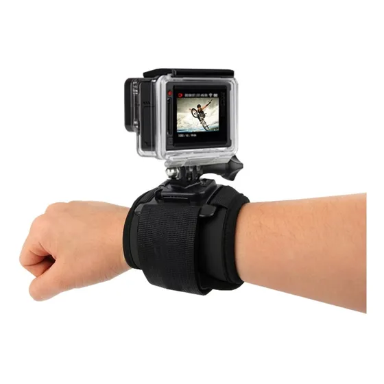 Muñequera Correa Para Gopro Acolchada Con Rotación En 360º
