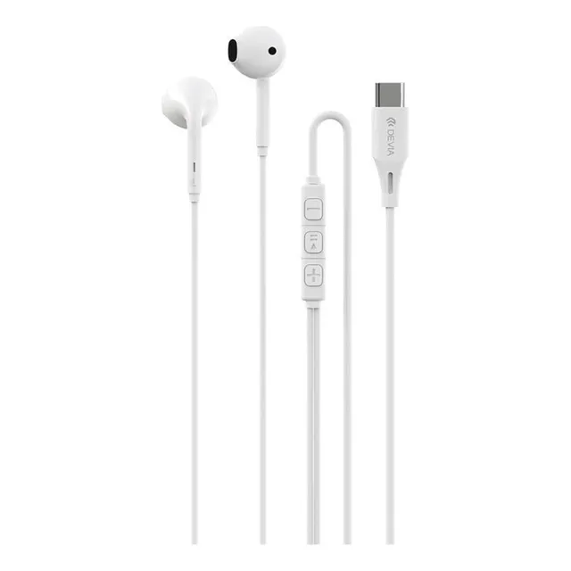 Auricular Devia Kintone Series A3 Tipo-c - Cover Company Color Blanco