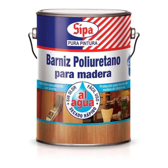 Barniz Poliuretano Al Agua Sipa Pinturasonlinecl