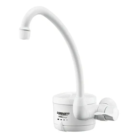 Torneira Elétrica De Parede - Loren Easy Lorenzetti Acabamento Branco Cor Branco 220v