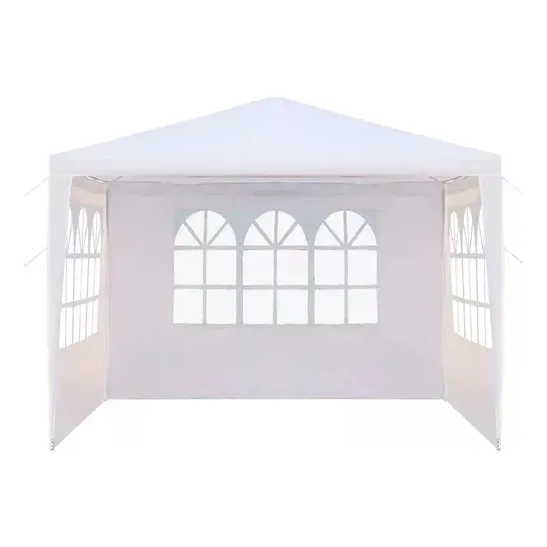 Toldo Carpa Reforzado 3x3 Metros Blanco Plateado Eventos 3x3