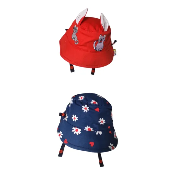 Gorro, Pava, Pesquero Niña Bebé, Talla 3-6 M (41-44 Cm), Sol