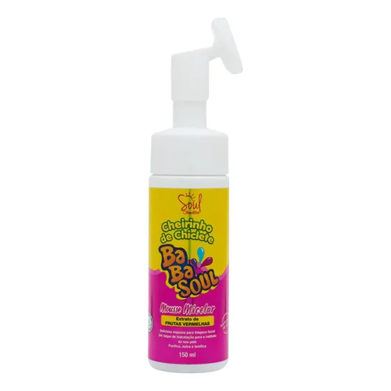 Mousse Micelar De Limpeza Facial Babasoul - 150ml - Soul
