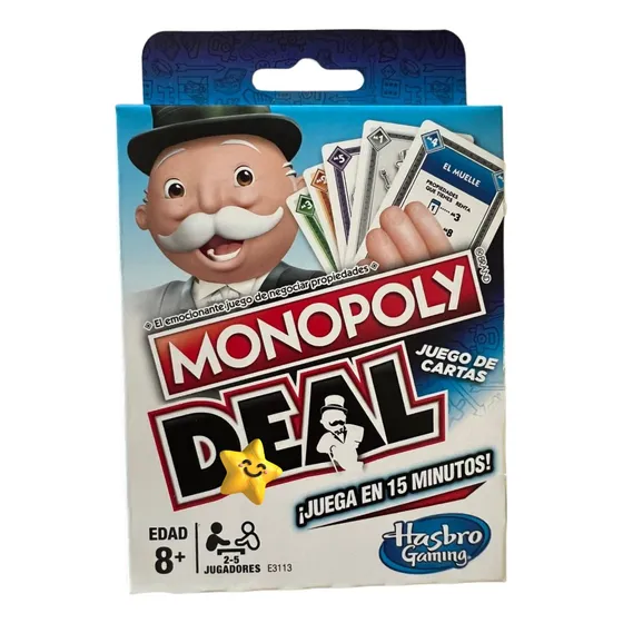 Hasbro Monopoly Deal: Juego Rápido, Diversión En Cartas