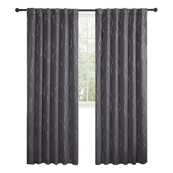 Cortina Blackout 95%, Son 2 Paños De 140x220cm Casatua