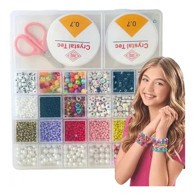 Miçangas para pulseiras: 1.600 peças