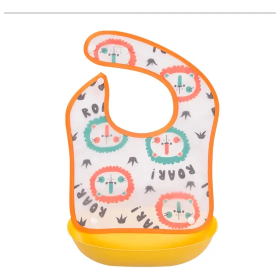 Pack 3 De Baberos Impermeables Para Bebés Eva Animales