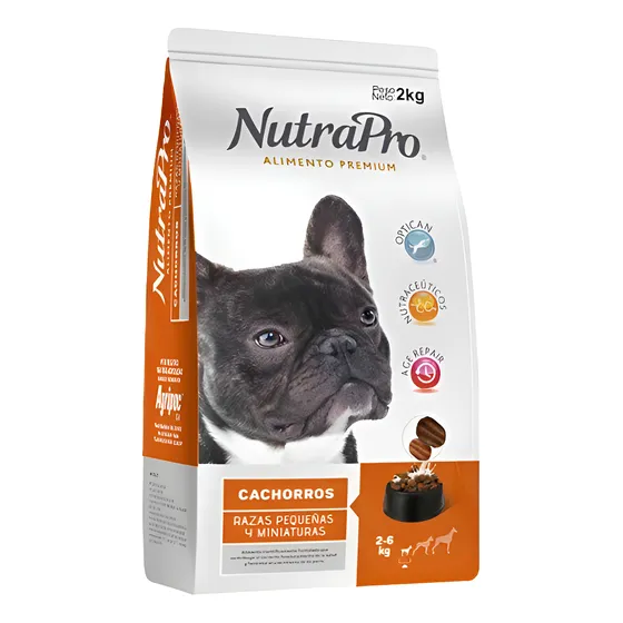 Nutrapro Perros Cachorros Raza Pequeña Y Miniatura 2 Kg