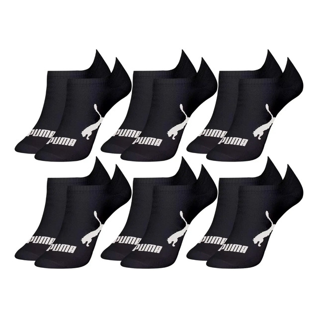 Kit 6 Pares Meias Puma Soquete Sapatilha Atoalhada Original 6 Pretas G - 39 A 43 Kit 6 Pares Meias Puma Soquete Sapatilha Atoalhada Original 6 Pretas G - 39 A 43