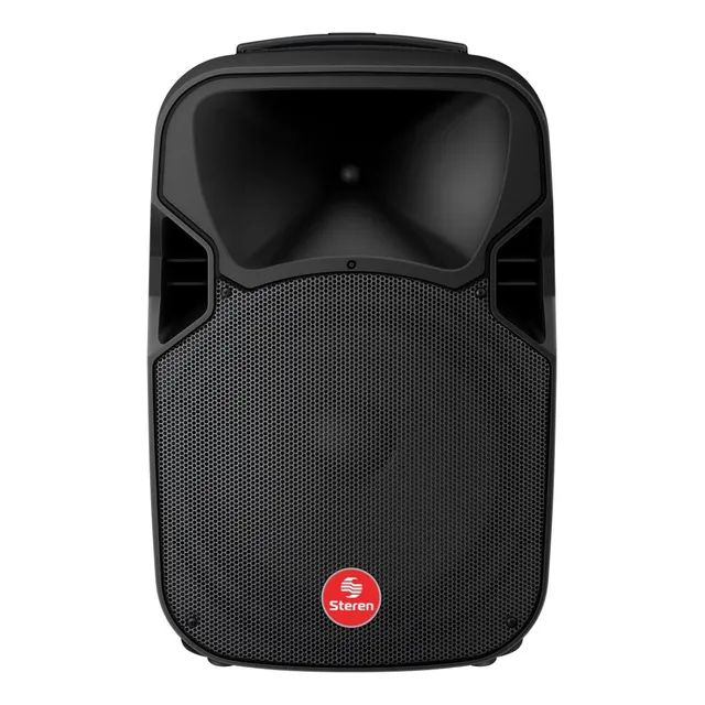 Steren BAF-1245BT Bafle Bluetooth Negro 100W RMS 20-20000Hz USB-RCA-Lector SD