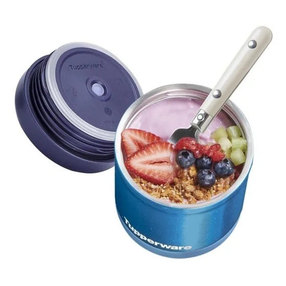 Tapperware Termo De Acero Inoxidable Para Alimentos 475 Ml