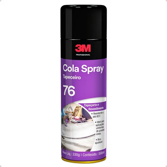 Cola Adesivo De Contato Spray Tapeceiro  De Uso Profissional