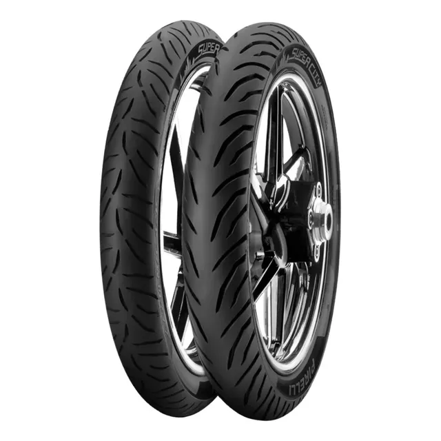 Par Pneu Super City Pirelli 2.75-18 + 100/80-18 Moto