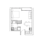 1 dormitorio  |  1 baño