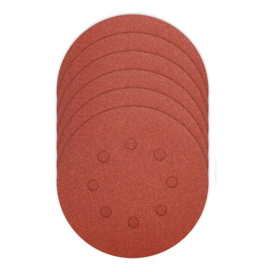 Set 50 Lijas Velcro P/lijadora Roto Orbital 150mm Total