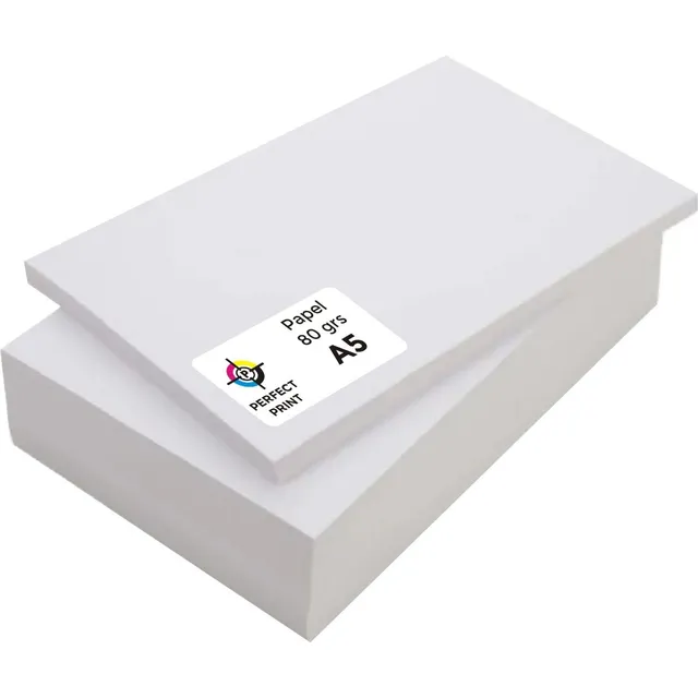 Resma A5 1000 Hojas 80 Grs Papel Mate 21 X 14,85 Cm