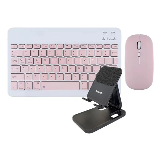 Kit De Teclado Bluetooth Con Ratón Soporte Teléfono/tablet