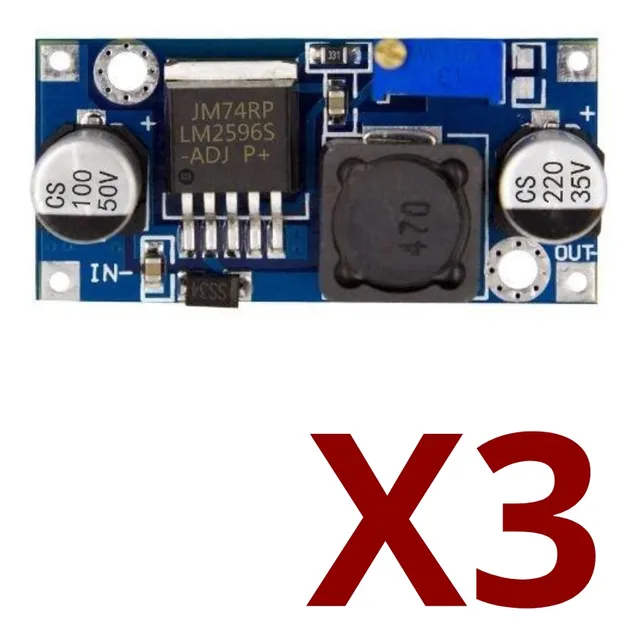 Lm2596s Modulo Reductor Regulable Dc-dc 3a 3und
