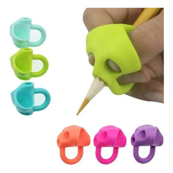 3 X Corrector De Postura Para Agarrar O Tomar Lápiz Niños #2
