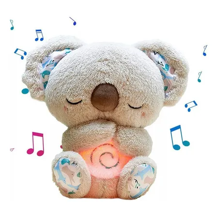 Koala De Juguete Antiansiedad Que Respira Con Sonido Color Gris