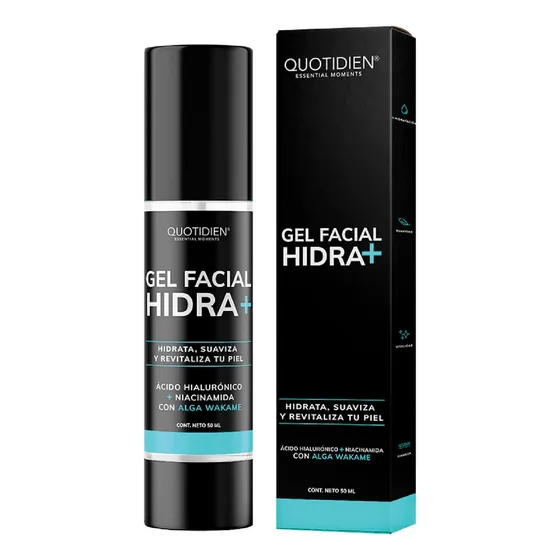 Gel Facial Hidratante Con Ácido Hialurónico + Niacinamida - Skin Care para Todo Tipo De Piel - Crema Hidratante Antienvejecimiento - Skincare Crema Noche y Crema día - 50ml