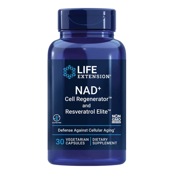 Supplement Life Extension Nad+, Regenerador Celular Y Resver