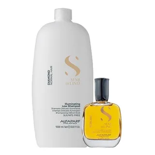 Kit Alfaparf Sdl Diamond - Shampoo 1000ml + Ăleo 50ml Kit Alfaparf Sdl Diamond - Shampoo 1000ml + Ăleo 50ml