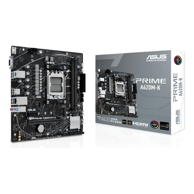 Motherboard Asus Prime A620m-k Am5 2 Color Negro