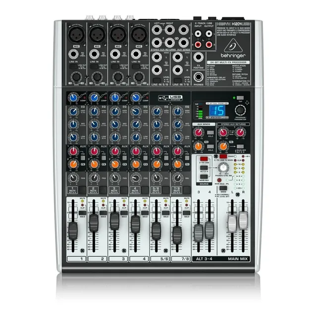 Behringer Xenyx X1204 Usb Mixer Consola 12 Entradas