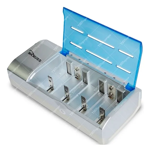 Cargador Universal Para Pilas Aa Aaa Tipo D C Y 9v 