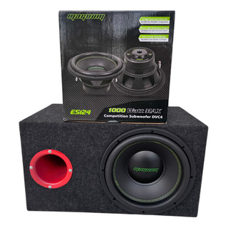 Subwoofer Magnum Es124 Doble Bobina 500w Rms Con Cajon 12 Subwoofer Magnum Es124 Doble Bobina 500w Rms Con Cajon 12
