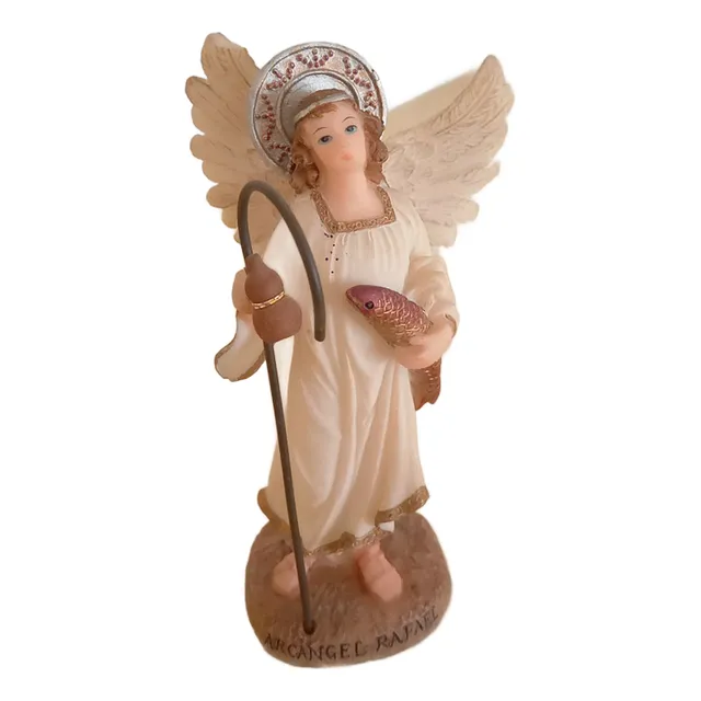 Arcángel Rafael. Imagen Religiosa De 11 Cm De Altura