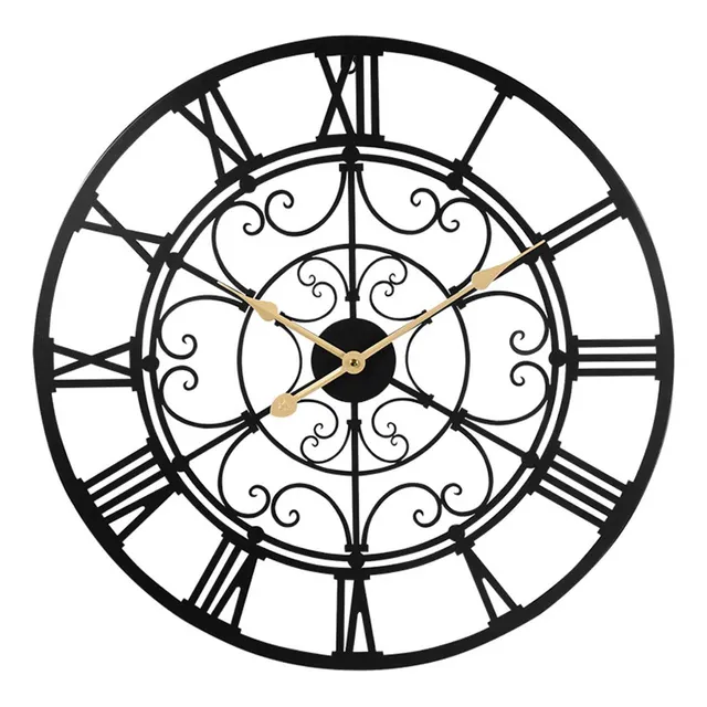 Reloj Arte Hierro Creativo Nordico Lujo Moda Colgante Sala
