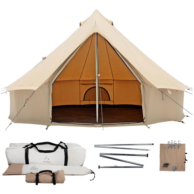 Tienda De Campaña De Lona Con Impermeable  Glamping