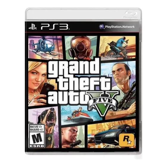 Grand Theft Auto V Gta 5 Edition Rockstar  Ps3 Original Cd