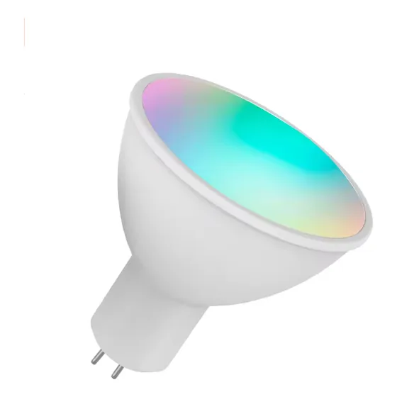 Foco Led Wifi Mr16 Gu5.3 Dimeable Compatible Alexa Google Blanco Cálido