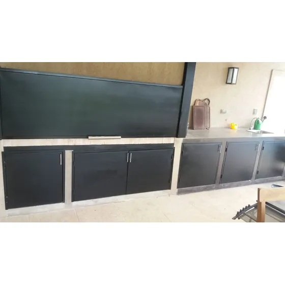 Frentes De Parrilla,puerta Guillotina Sistema Contrapeso 