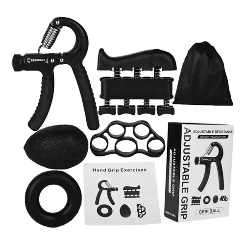 Hand Grip Ajustável Daiso Japan 15kg Preto Exercitador de Mãos