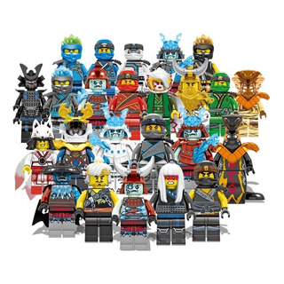 24 Mini-figuras Nin-jago Master Building Blocks Toys 24 Mini-figuras Nin-jago Master Building Blocks Toys