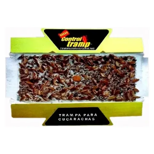 10 Pzs Trampa P/ Cucarachas Control Tramp Plaga Insectos