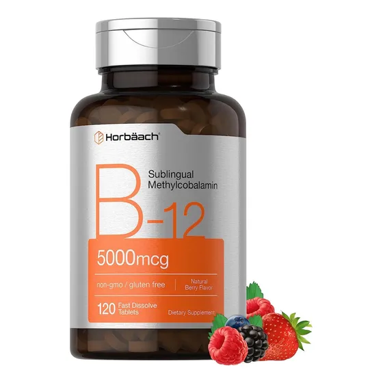B12 Metilcobalamina Sublingual  5000 Mcg  120 Tabl