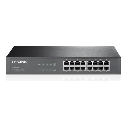 Switch Tp-link Tl-sg1016d Série 10/100/1000mbps Switch Tp-link Tl-sg1016d Série 10/100/1000mbps