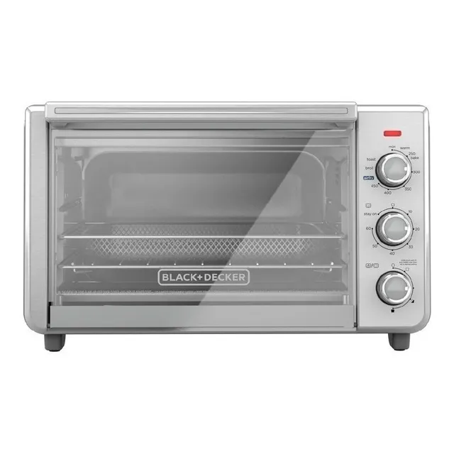 Horno de mesa eléctrico Black+Decker TO3217SS 21.8L silver/black