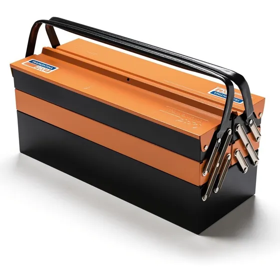 Caja Valija X5 Para Herramientas Tramontina Pro Metalica