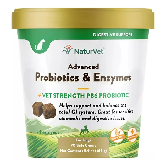 Naturvet Advanced Probiotics 70 Croquetas Perro
